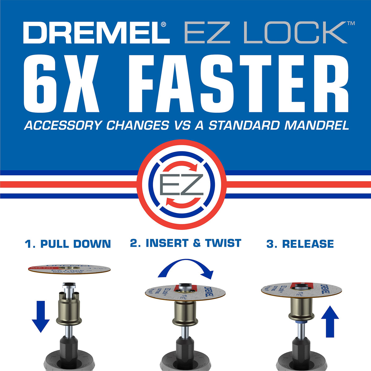 Dremel EZ545HP wheel with 1-1/2 inch diameter