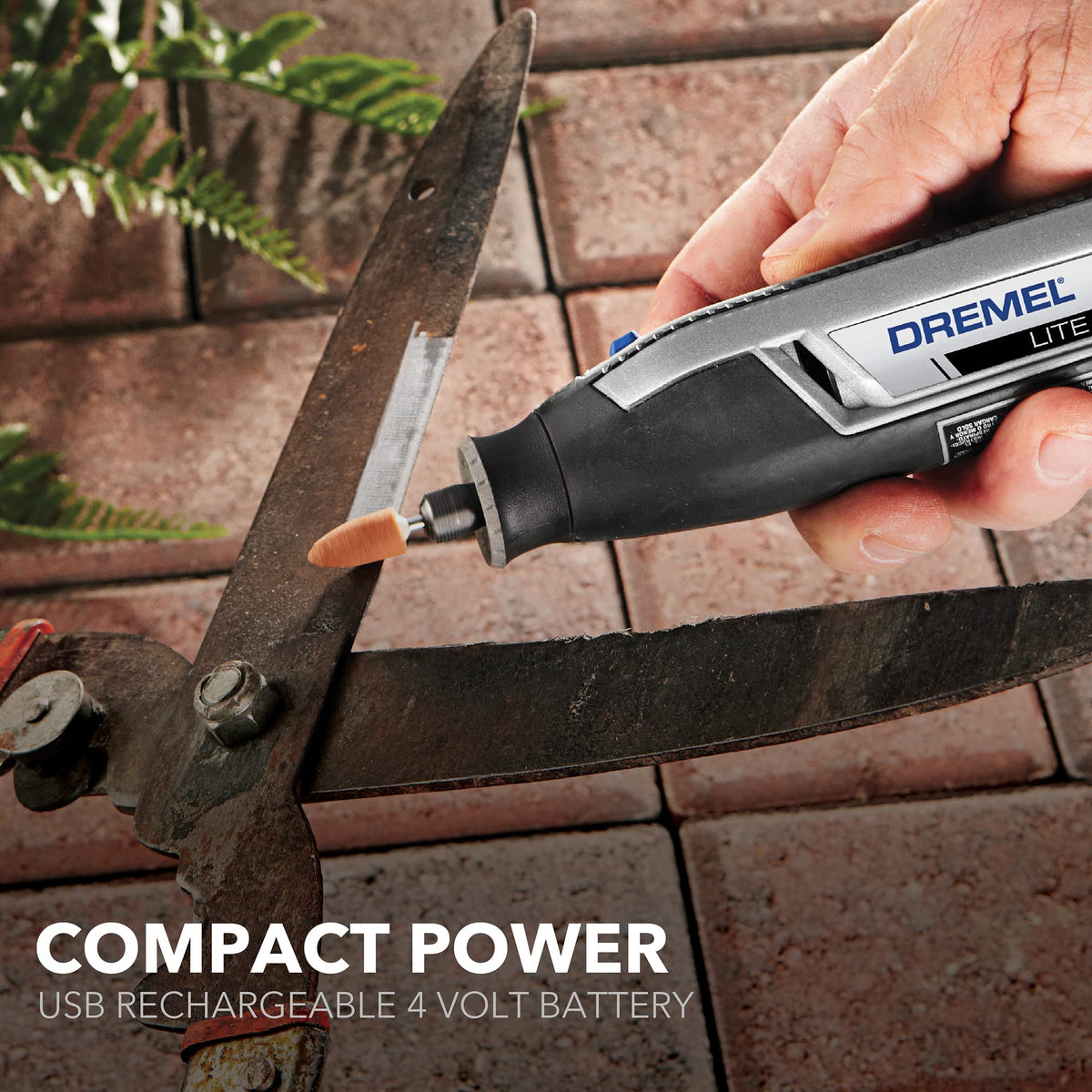 Dremel Lite 10-piece accessories jump-start projects with sanding, engraving, and polishing.