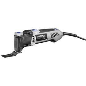 Dremel MM35-DR-RC wood-cutting action showcasing clean edge work.