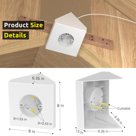 Dremica ceiling fan mounting kit demonstrating easy open-cathedral ceiling installation.