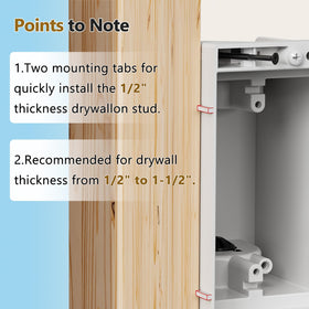 Dremica DVFR1W easy-mounting tabs and thumbscrews for fast setup