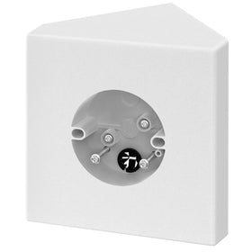 Dremica fan mounting box designed for cathedral ceilings at 80° for stable installation.