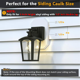 Dremica vinyl siding installation kit image shows simple setup with built-in electrical components.
