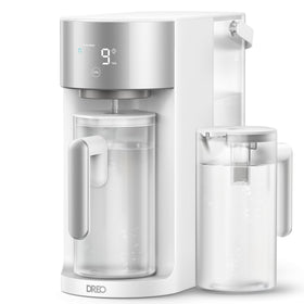 DREO countertop RO system front view showing compact design for small kitchens.