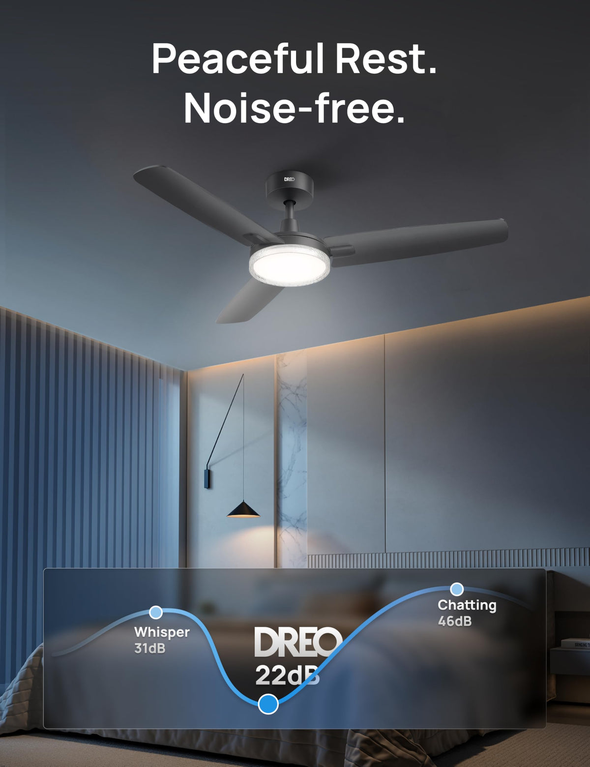 Dreo 2400 lumens LED light with 2700K–6500K color temps for any mood