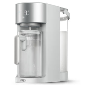 DREO countertop RO system on a kitchen counter with plug-and-play setup for instant pure water.