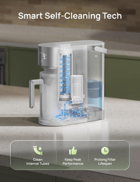 DREO twist-to-install replacement filters simplify maintenance tasks.