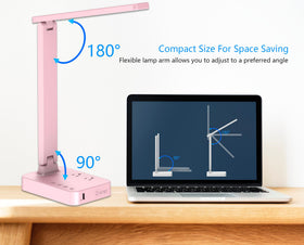 Drevet LED desk lamp adjustable arm for flexible lighting.