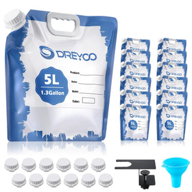 Dreyoo paint storage bags for tidy leftovers with clear visibility