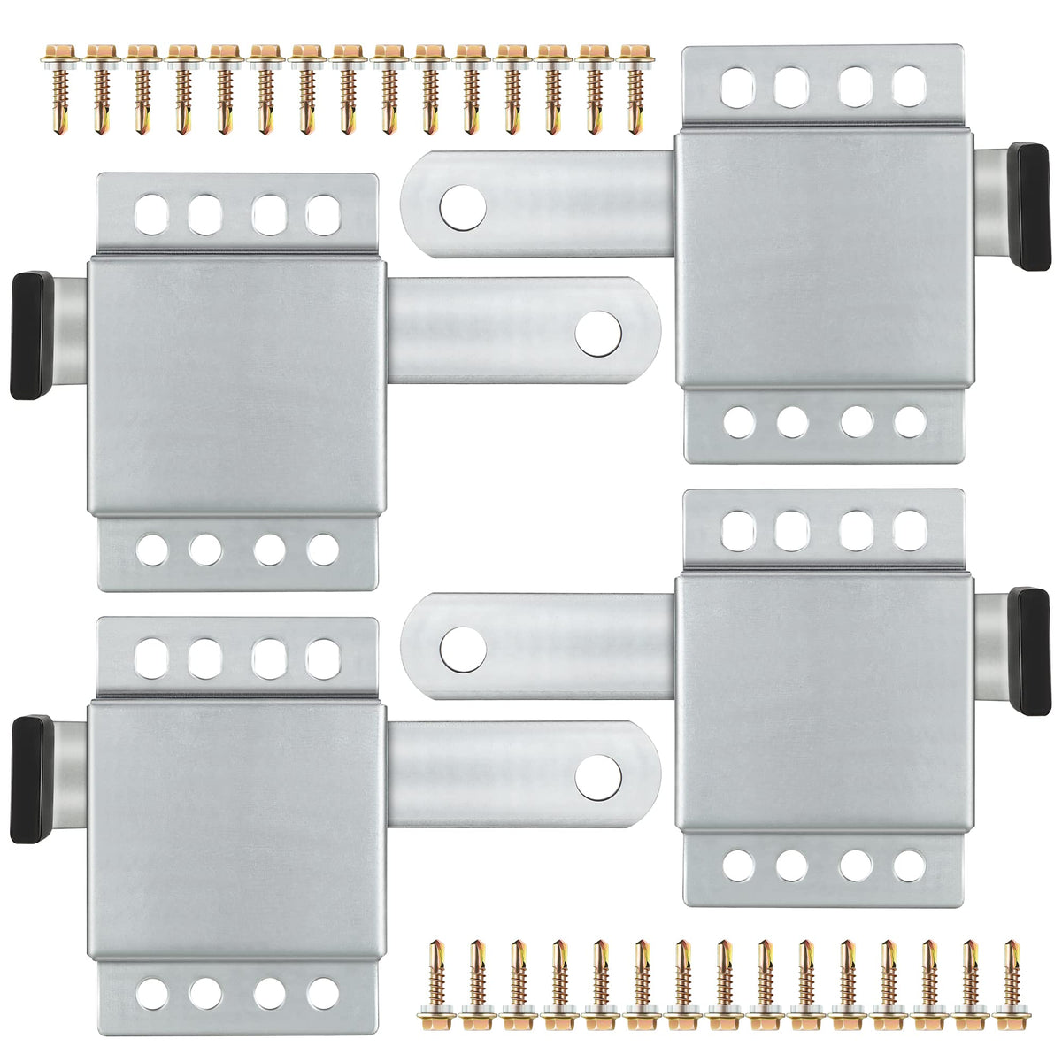 Dreyoo four-pack garage door side lock with inside deadlock for enhanced security.