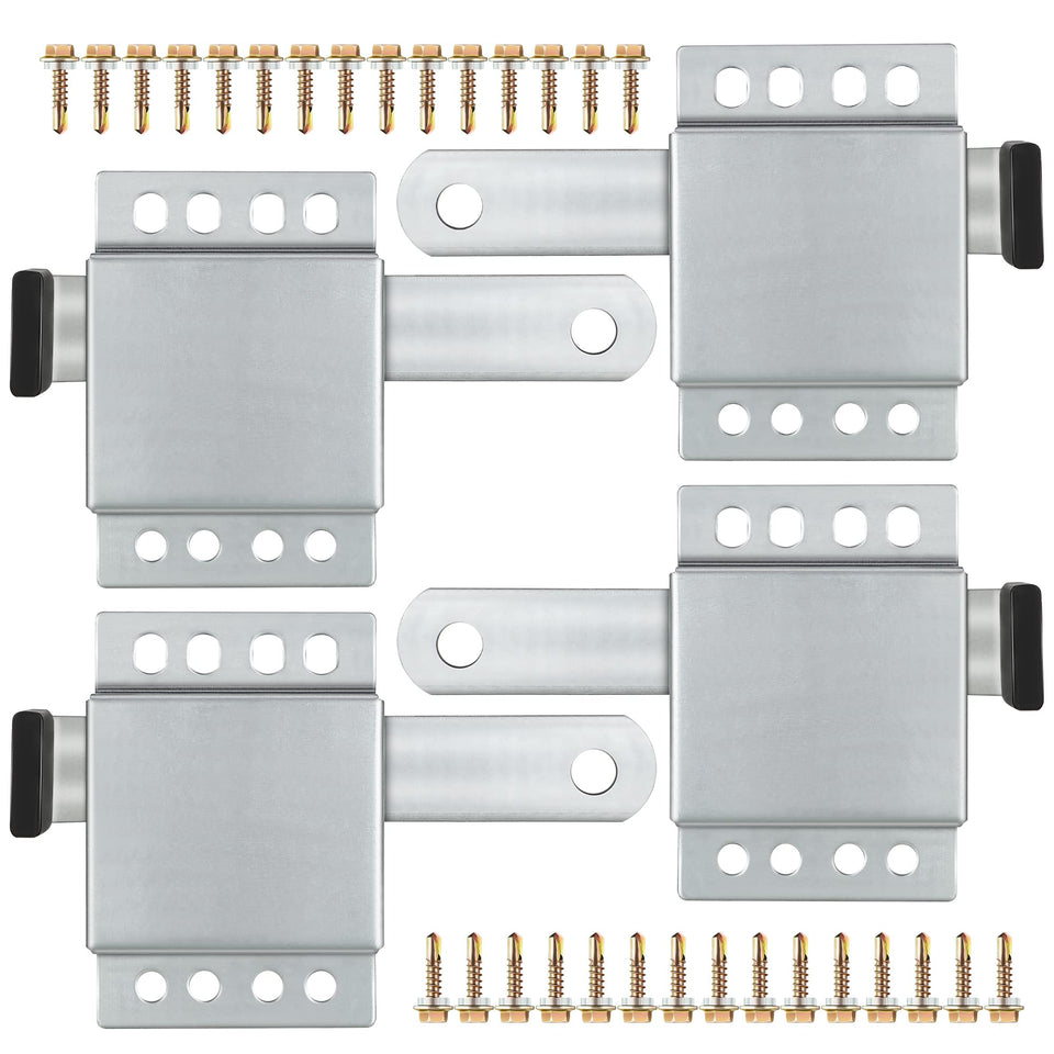 Dreyoo four-pack garage door side lock with inside deadlock for enhanced security.