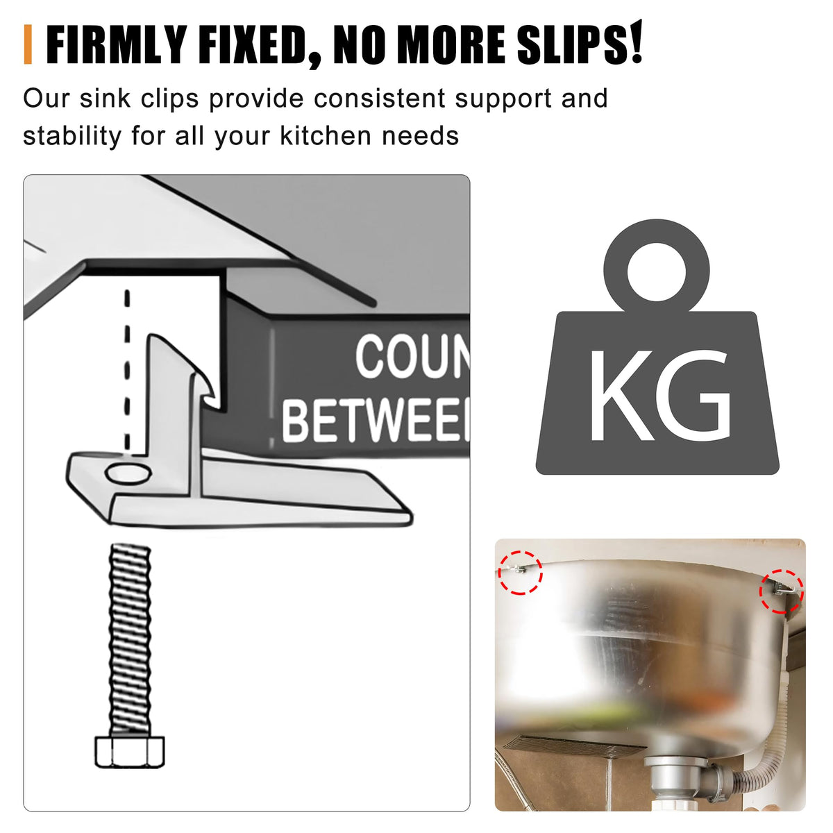 Dreyoo anti-slip tip grip protects granite and tile surfaces during tightening
