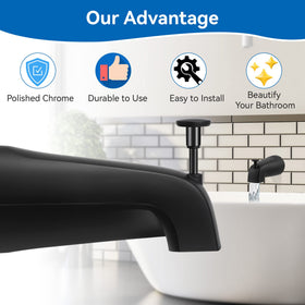 Dreyoo packaging and finish options suggest versatile styling choices for bathrooms.