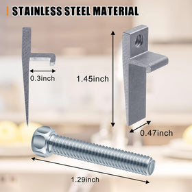 Dreyoo clip with screw set enabling quick alignment and simple installation