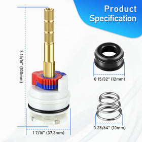 Dreyoo compatible Glacier Bay/Aquasource cartridge restores consistent temperature control.