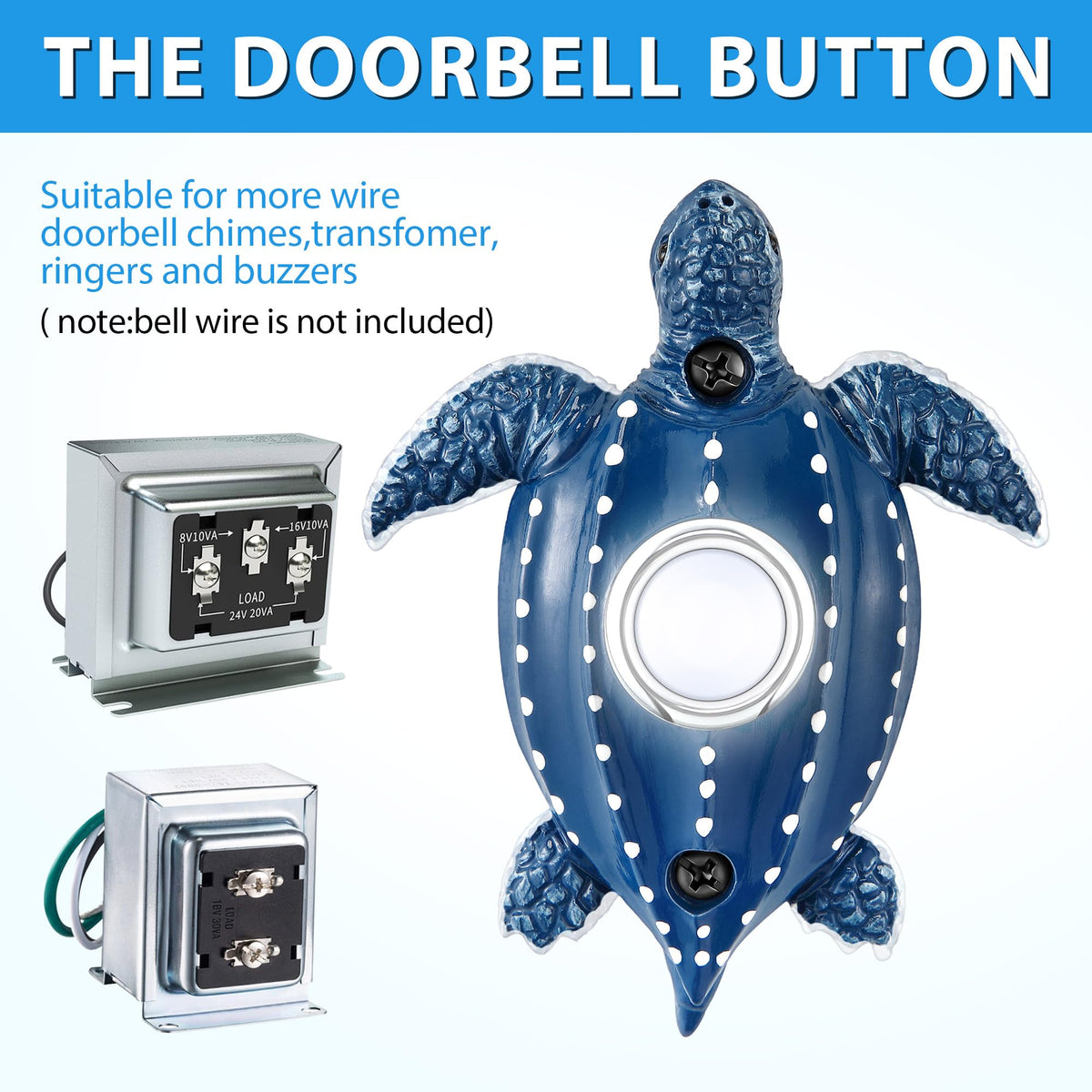 Dreyoo polyresin push button close up shows durable, weatherproof construction