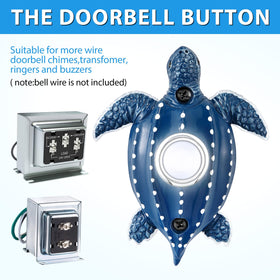 Dreyoo polyresin push button close up shows durable, weatherproof construction