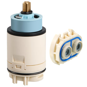 Dreyoo pressure balance cartridge RP70538 front view with chrome finish.