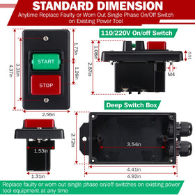 Dreyoo push-button start for quick power on during setup.