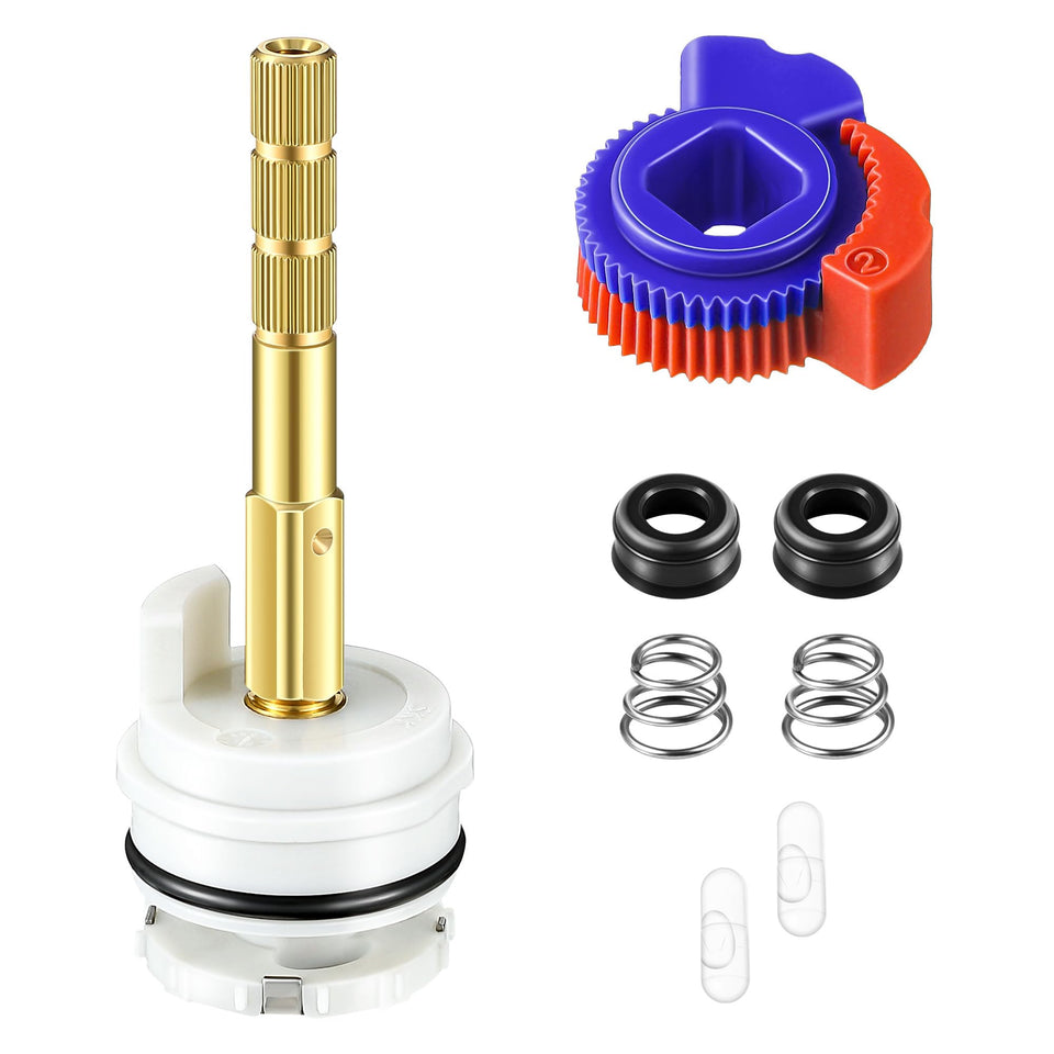 Dreyoo round stem washerless cartridge for Danze DA603567 delivers smooth faucet operation.