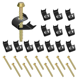 Dreyoo sink clips kit 14-pack secures undermount bathroom sinks.