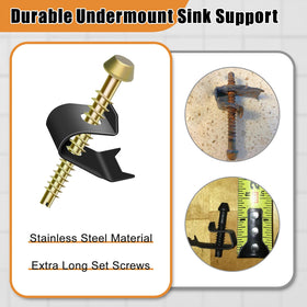 Dreyoo stainless steel construction provides durable, corrosion-resistant clip hardware.
