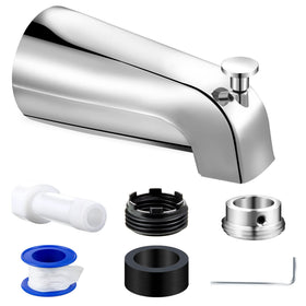 Dreyoo tub spout diverter assembly enables quick tub-to-shower switching with easy installation.