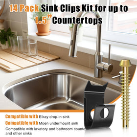 Dreyoo under-counter installation clip demonstrates quick mounting under the counter.