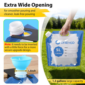 Dreyoo upgraded silicone funnel ensures steady paint flow