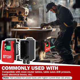 Dreyoo wide compatibility with common woodworking tools for safer power control