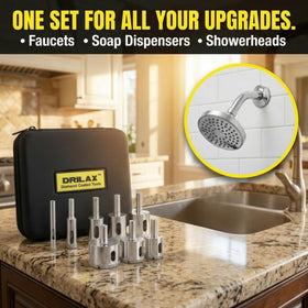 DRILAX diamond hole saw 1-2 inch for faucet openings