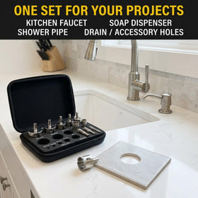 DRILAX guide and case ensure organized drilling