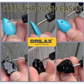 Drilax premium triple-layer diamond coating for longer bit life.