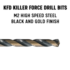 Drill America KFD 135-degree split-point reduces walking during drilling.