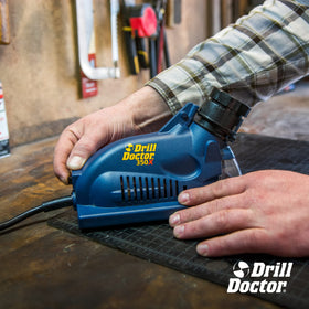 DD350X sharpens wood and light metal bits in real-world projects.