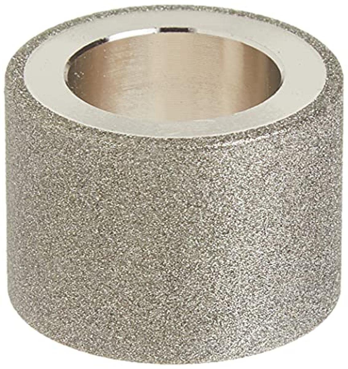 Drill Doctor diamond wheel closeup for precise sharpening of hard metal bits.