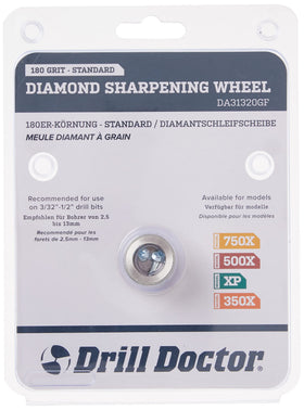 Drill Doctor wheel ships light at 6.4 oz, easy to handle.
