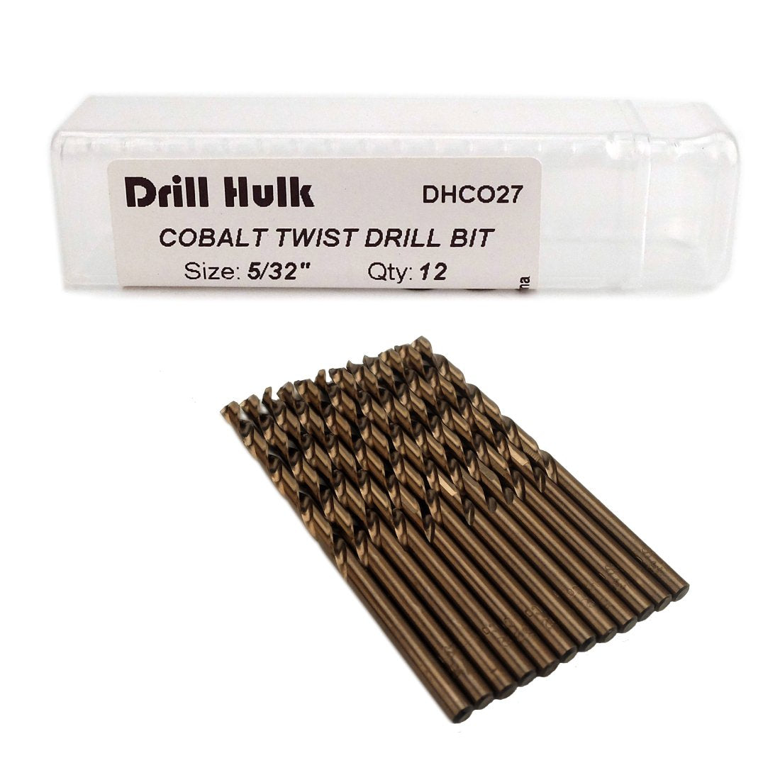 Drill Hulk 5/32-inch cobalt drill bit case keeps bits organized