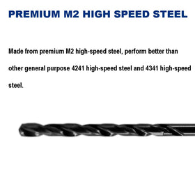 Drill Hulk extended reach bit in soft materials like PVC and wood in action