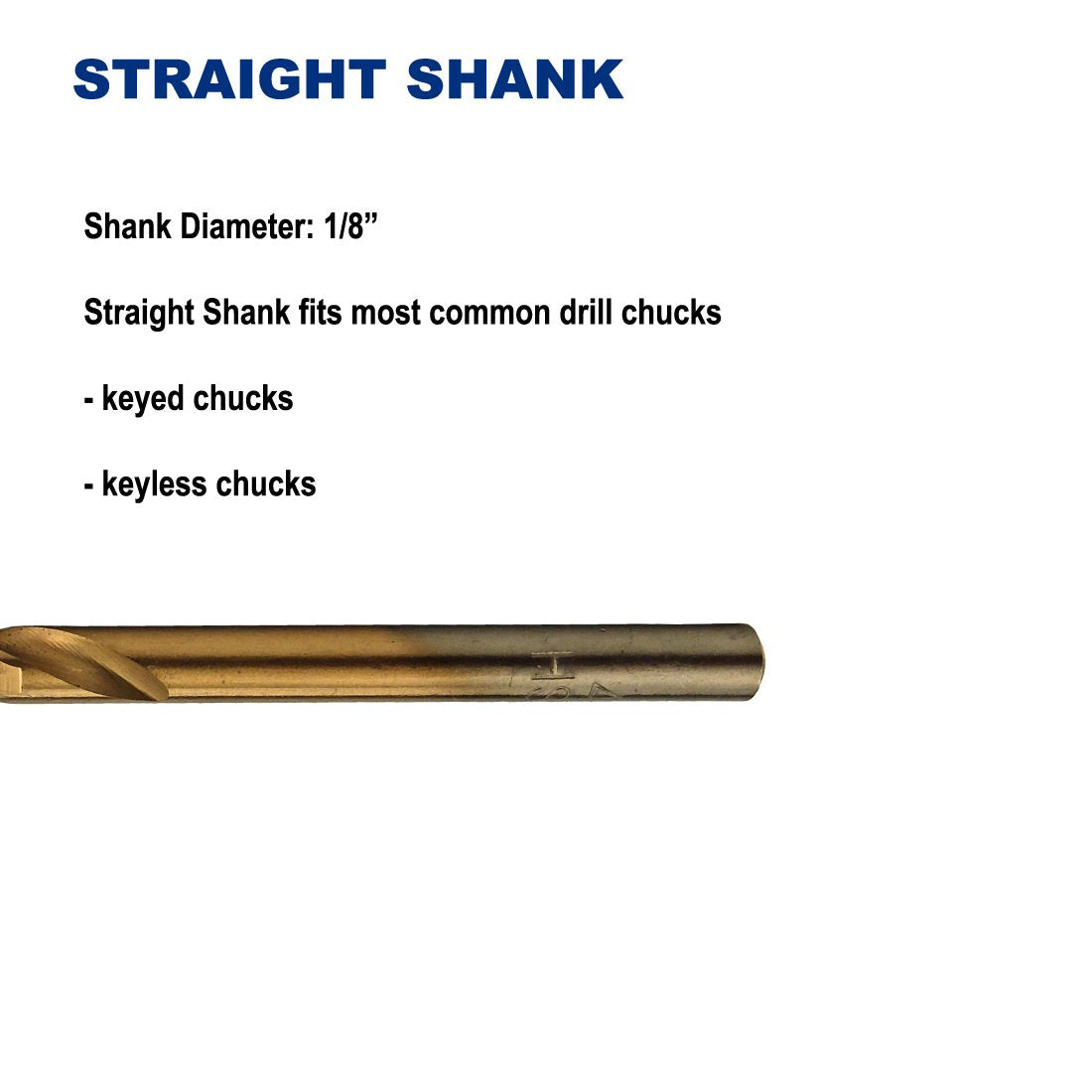 Jobber length Drill Hulk bit for steady hand control