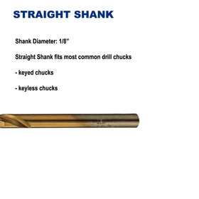 Jobber length Drill Hulk bit for steady hand control