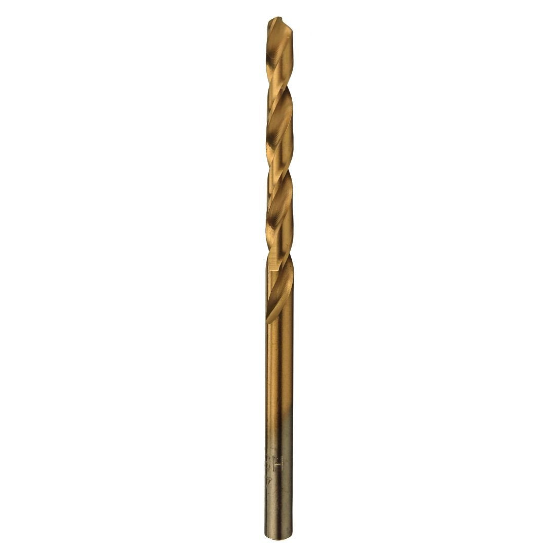Close-up of titanium nitride coating on Drill Hulk bit for smoother cutting