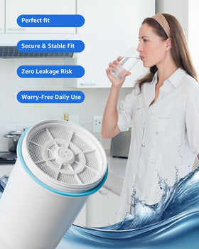 DrinkClear four-pack packaging offers convenient replacement schedule.