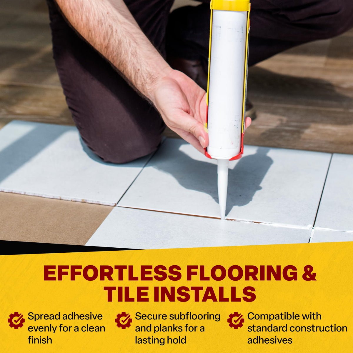 Dripless CR400 29-ounce capacity fits large caulk projects.
