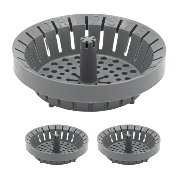 Dripsie anti-clog technology close-up highlighting holes and vents for better drainage