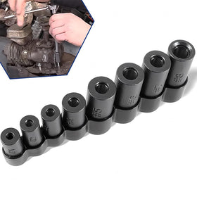 DRIVESTOR eight sockets with vinyl holder keep tools organized.