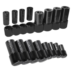 DRIVESTOR tap-socket set in tight spaces enables precise tapping in engine bays.