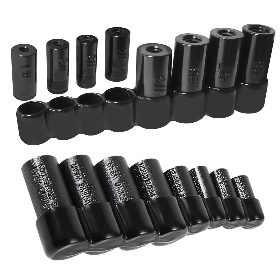 DRIVESTOR tap-socket set in tight spaces enables precise tapping in engine bays.