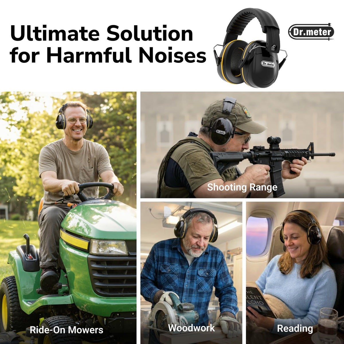 Dr.meter ANSI CE certified protection for reliable hearing safety.