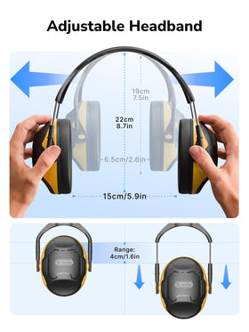 Dr.meter breathable headband keeps comfort during long wear.